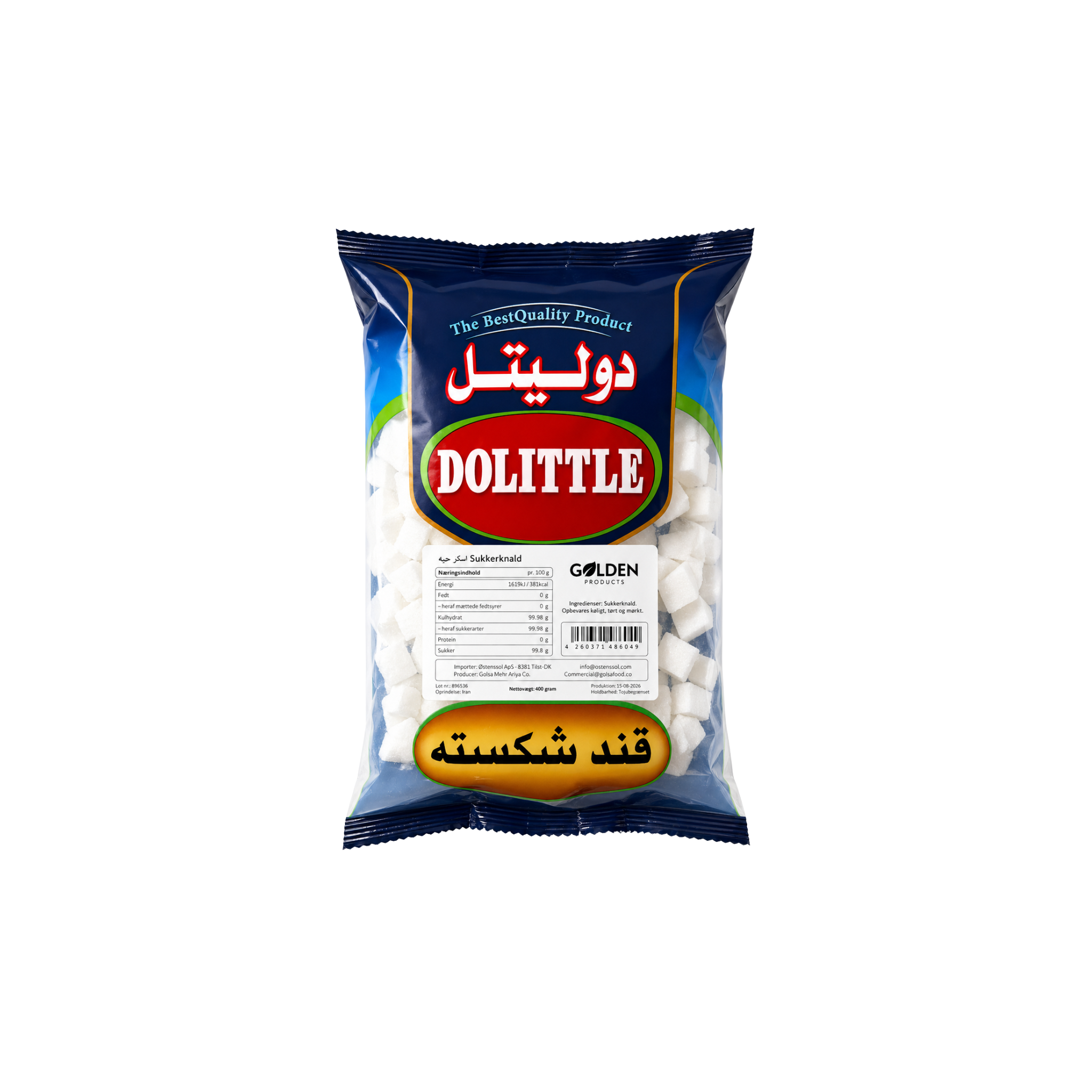 Dolittle Sukkerknalder Qand Shekasteh 400 g