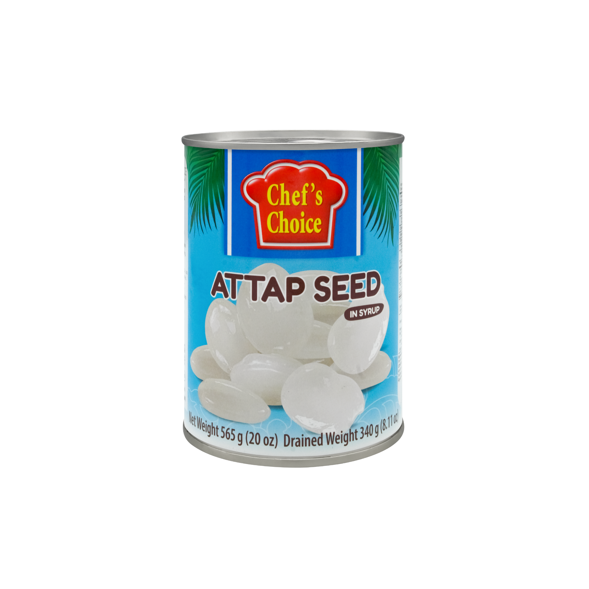 Chef's Choice Attap Seed 565g – thailandske palmefrø i sirup til desserter