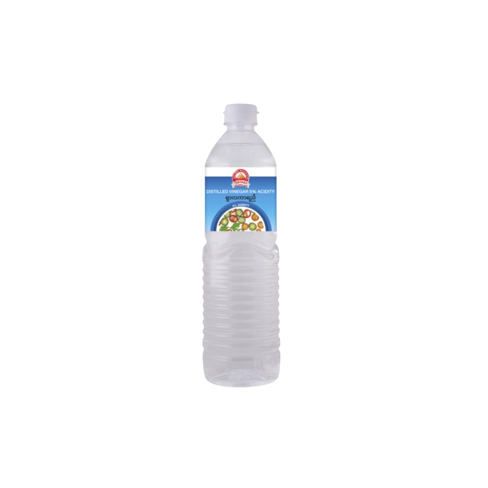 Golden Mountain destilleret hvideddike 1000 ml – klar hvideddike i plastflaske