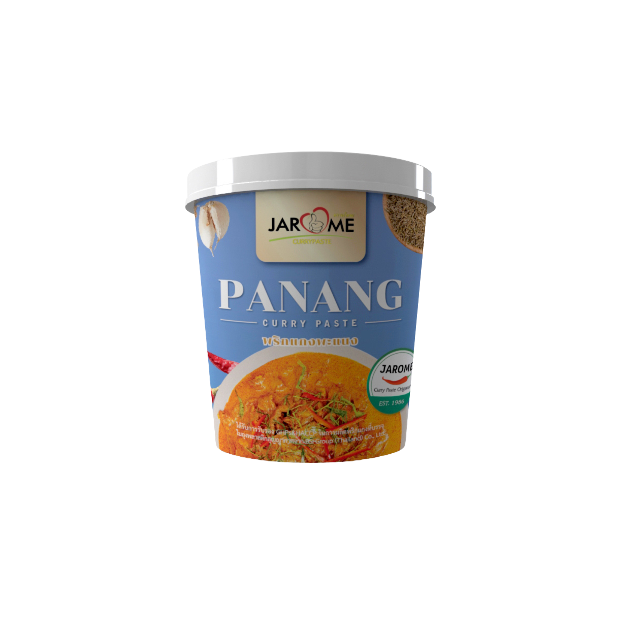 Jarome Panang Karrypasta 400 g – autentisk thai curry paste i plastbøtte