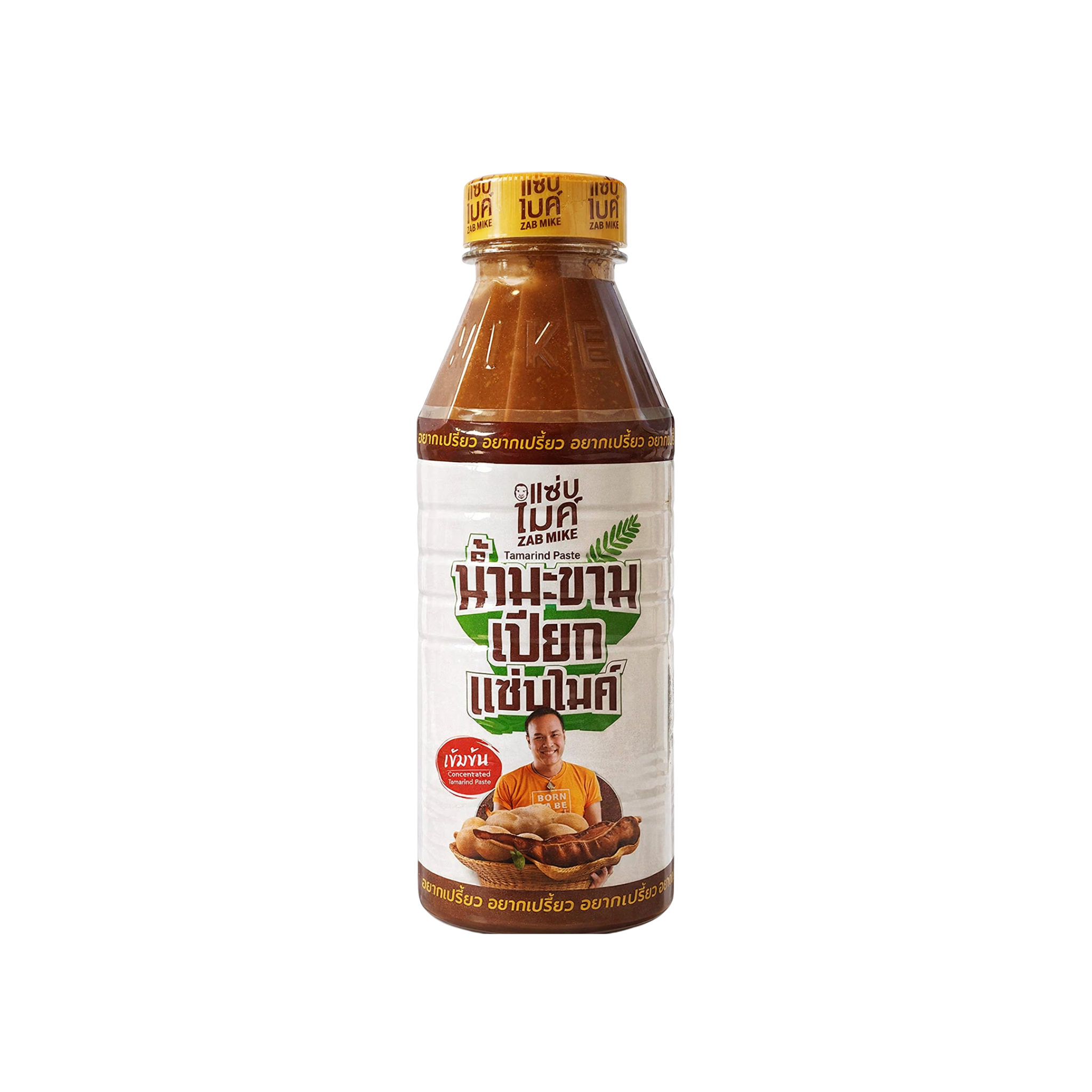 Zab Mike tamarindpaste 400 ml – tamarind i brun flaske fra Thailand
