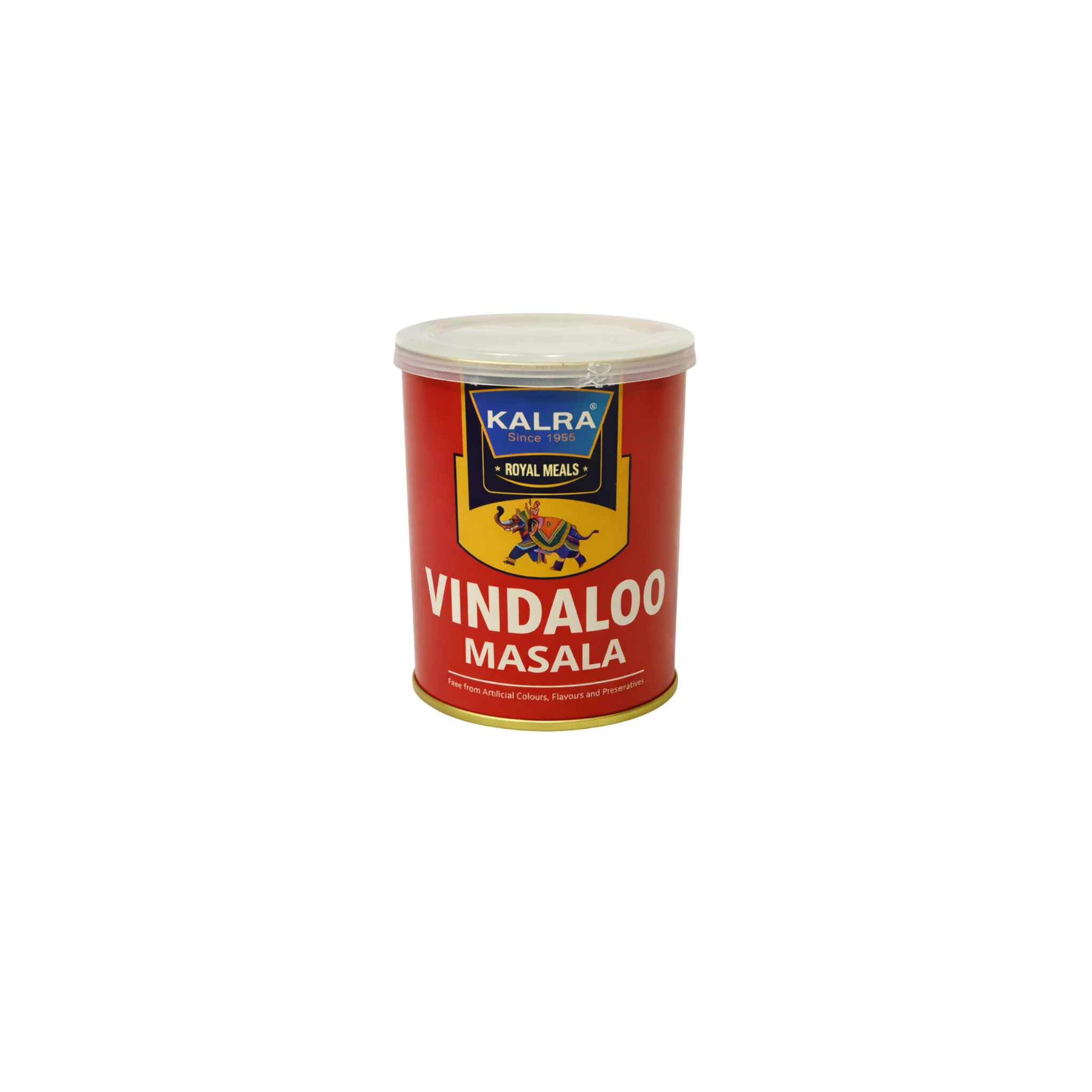 Kalra Vindaloo Masala 100 g – indisk krydderiblanding i rød metaldåse