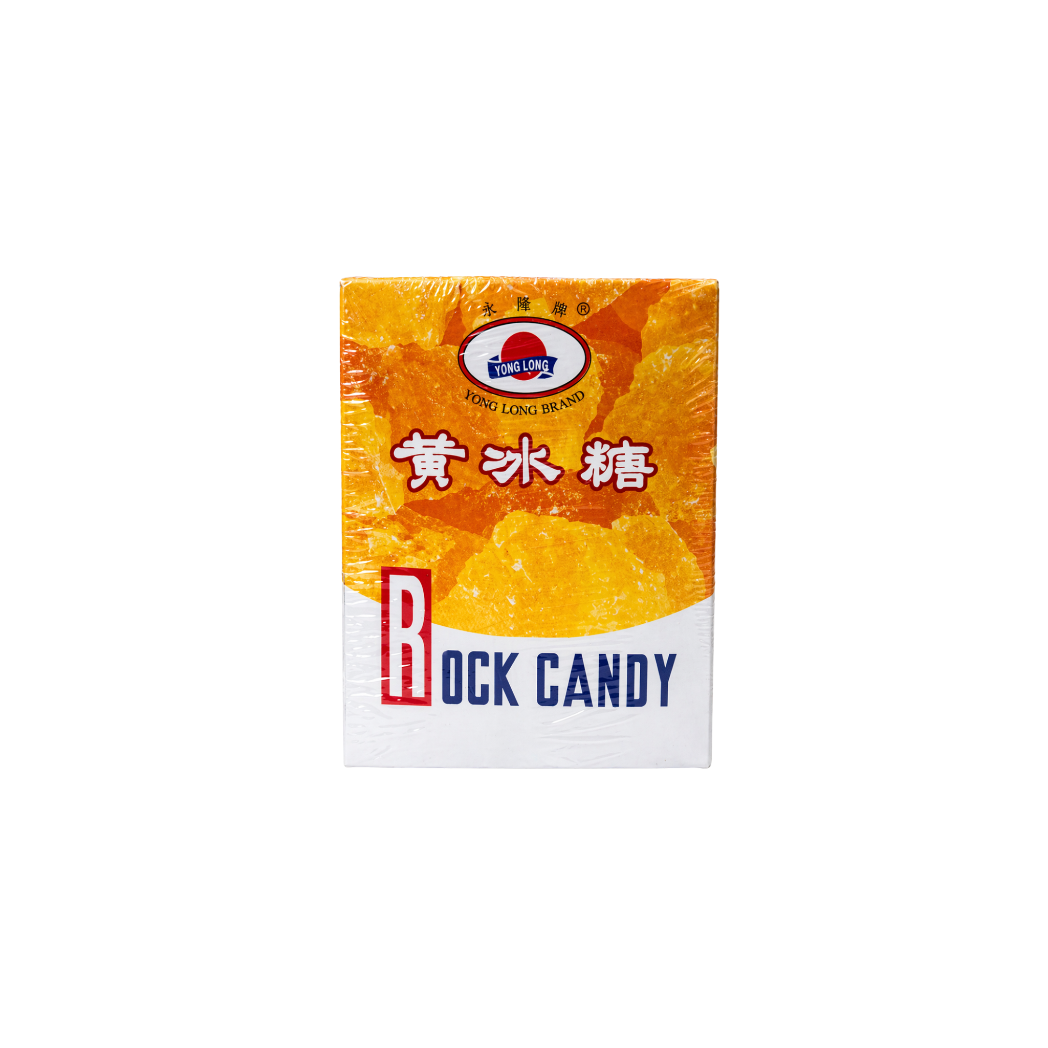 Yong Long Rock-Sukker 454g – traditionelt kinesisk krystalsukker af sukkerrør i gul æske